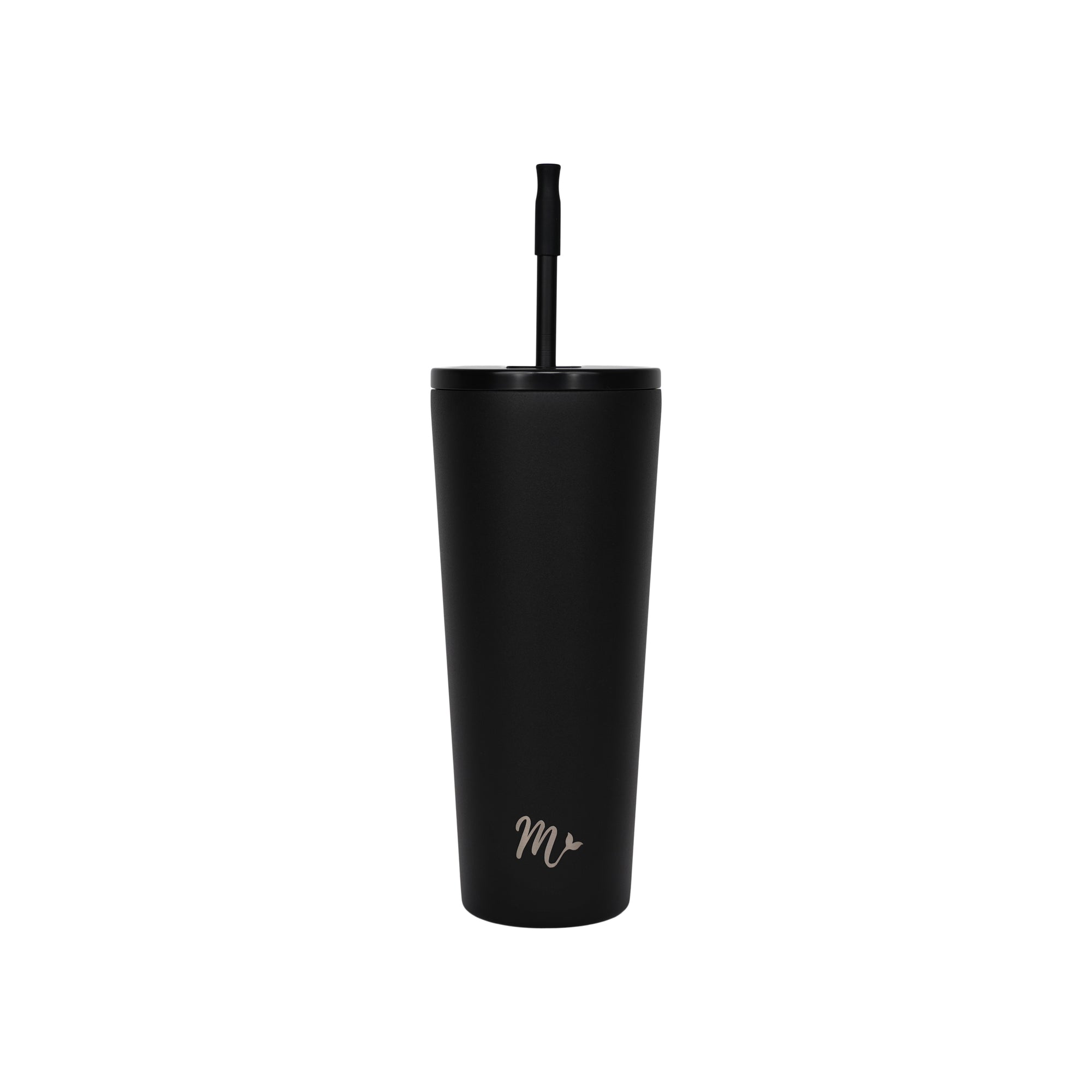 matte tumbler, neutral tumbler, black 22oz cup, leakproof tumbler, cute trendy cup, travel mug, straw included, keeps drinks cold, aesthetic cup