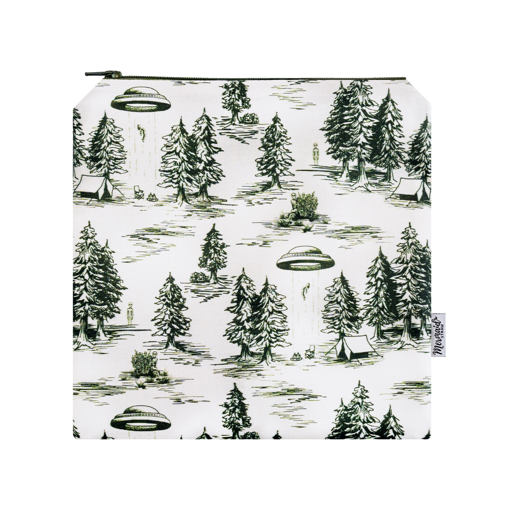 abduction in the pines handmade, reusable essentials bag